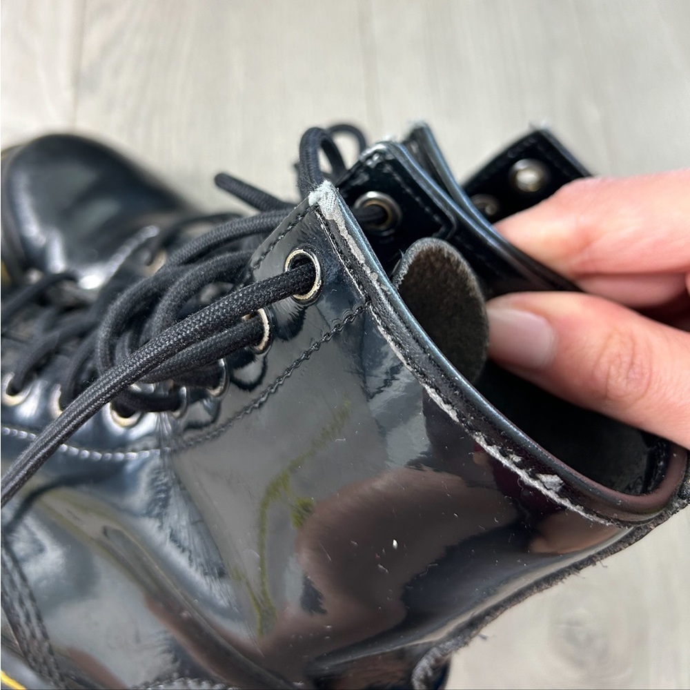 Dr. Marten 1460 8-Eye Patent Leather Combat Boots - Picture 9 of 13